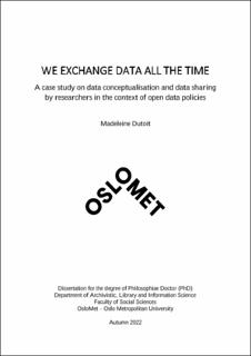 thesis on data sharing